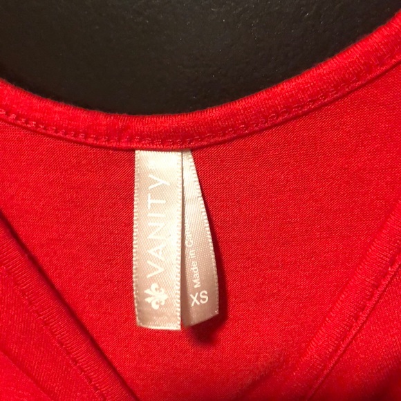 Red Vanity tunic dress - Picture 3 of 3